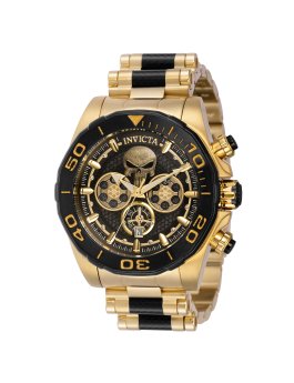 Invicta Marvel Punisher 37830 Oro Orologio Uomo Quarzo 48mm