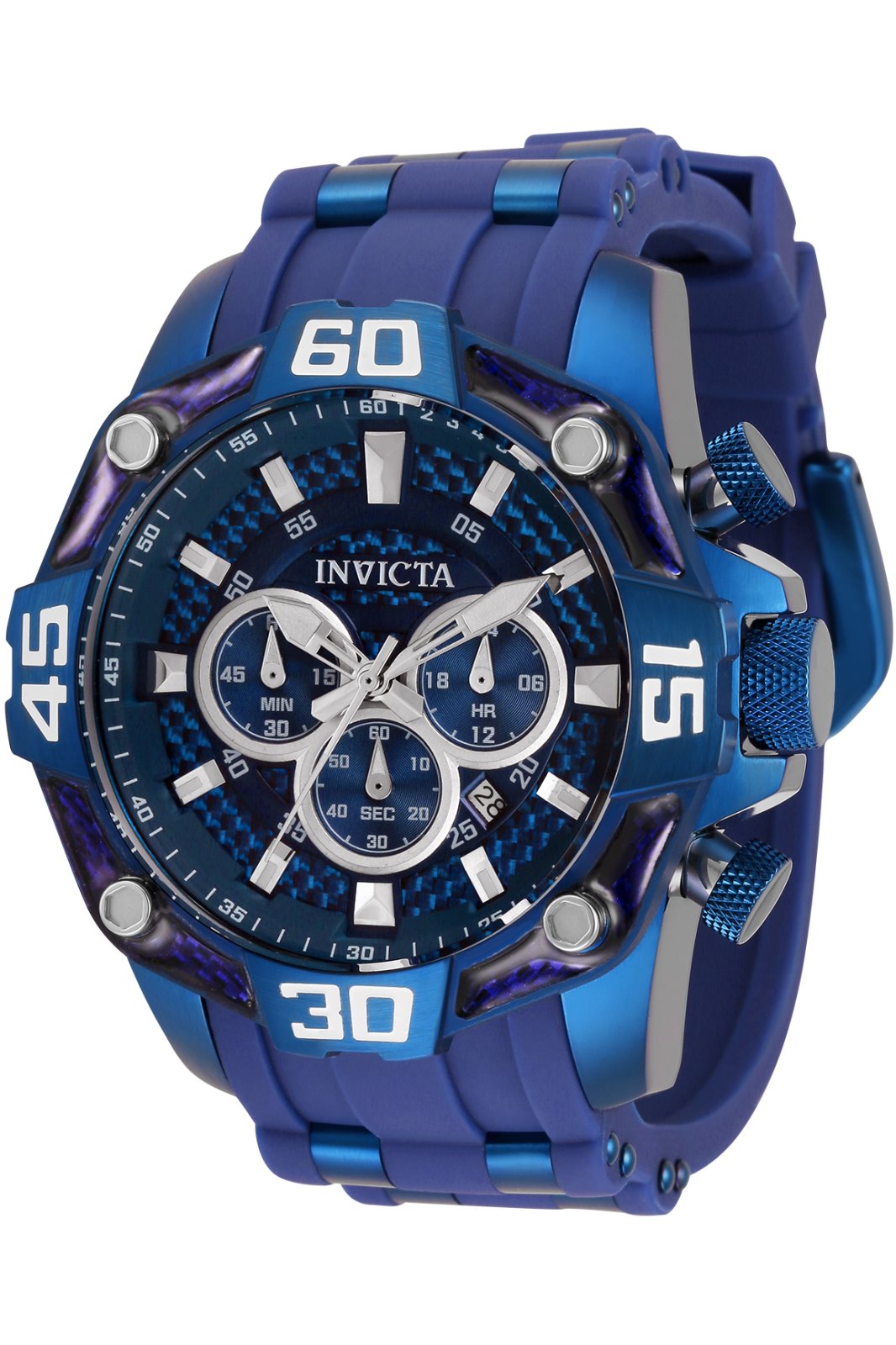 Invicta Pro Diver Mens 52mm Carbon Fiber Dial Tinted Crystal Rainbow W –  Klawk Watches