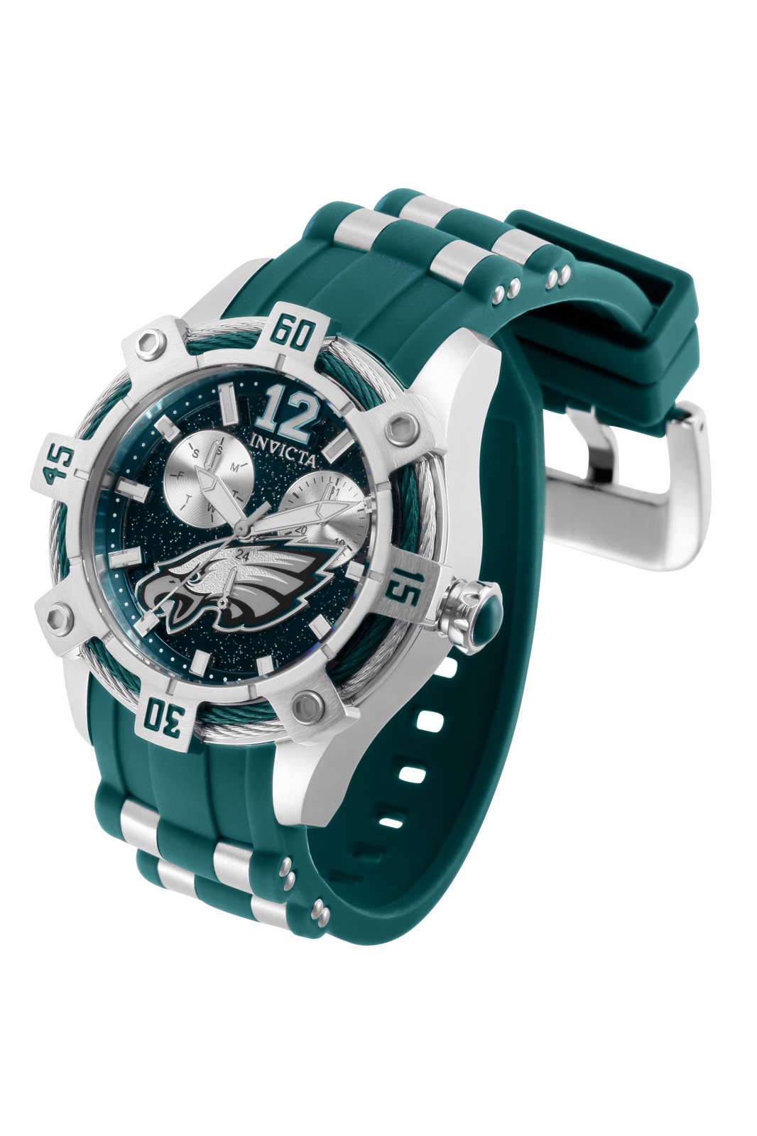 Invicta NFL - Philadelphia Eagles 35797 verde Orologio Quarzo - 40mm 