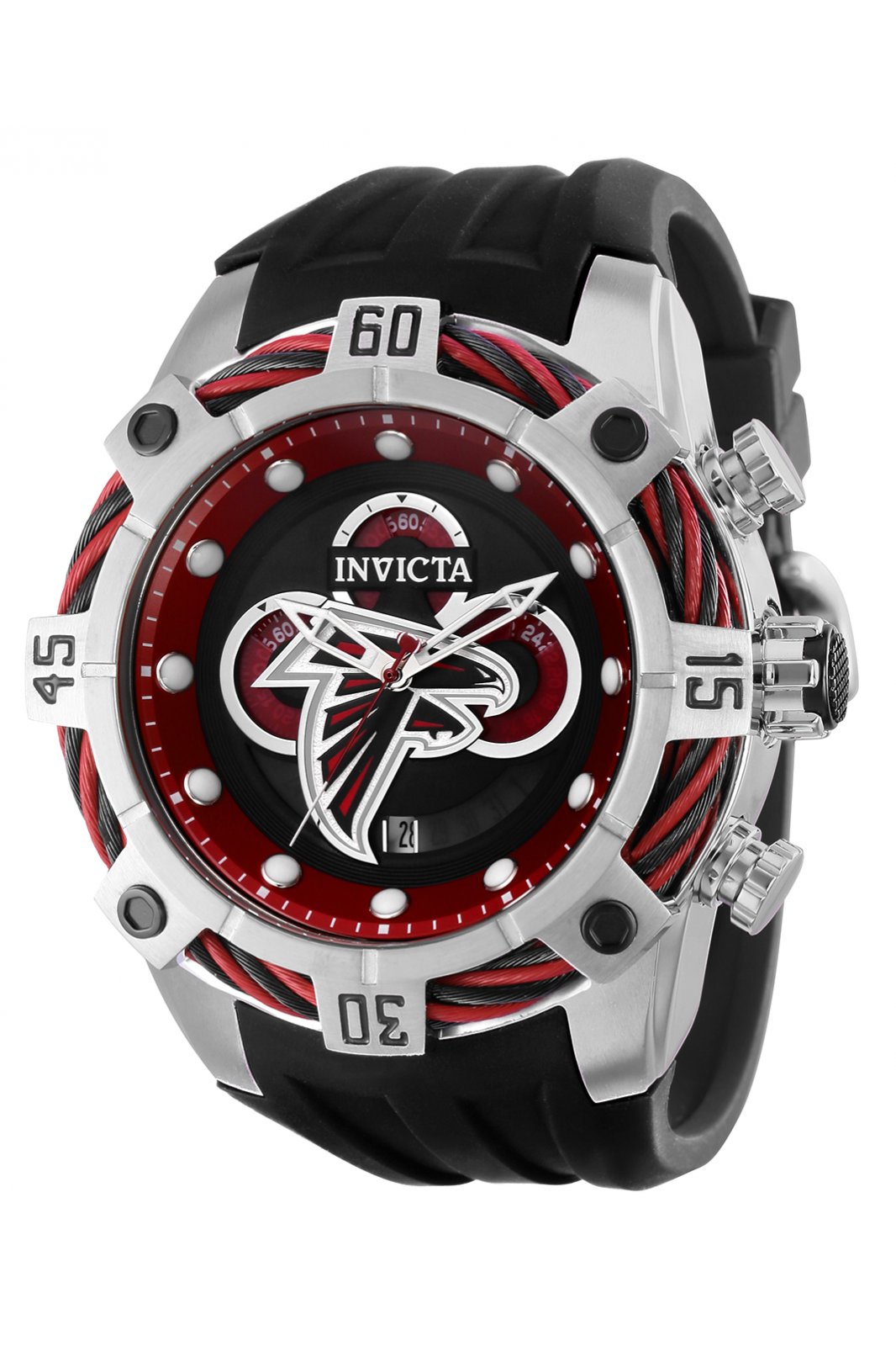 Invicta NFL Atlanta Falcons 35813 Reloj para Hombre Cuarzo 52mm