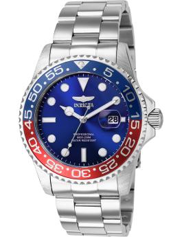 Invicta Men's Watch 29179 Pro authentic Diver Automatic Blue Dial Silver Tone Steel 42mm