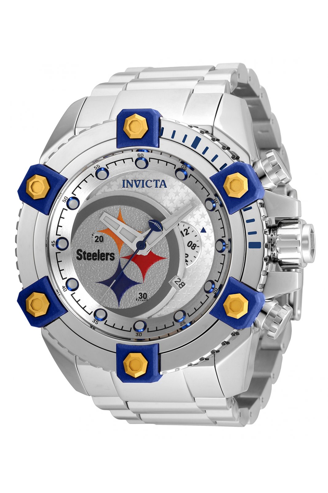 Invicta NFL Dallas Cowboys Quartz Silver Dial Men's Watch 36914