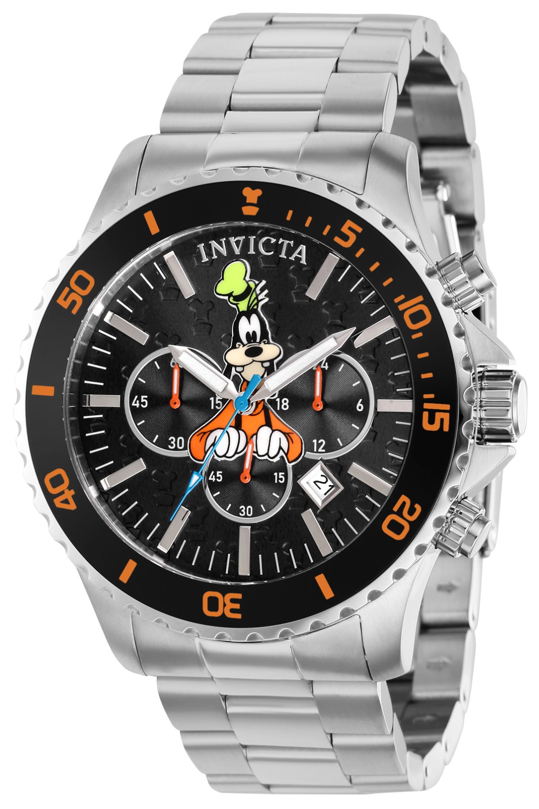 Men's invicta mickey mouse watch best sale