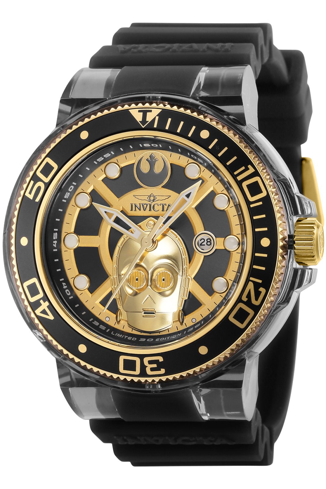 Invicta Star wars cheapest C-3PO watch