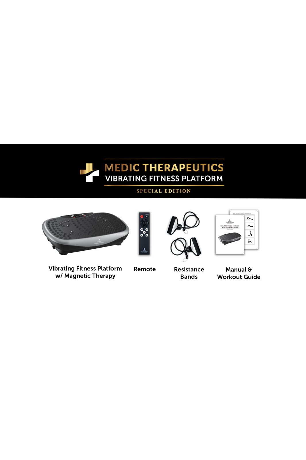 Special Edition Vibrating Platform w/ Bluetooth & Magnetic Therapy — Medic  Therapeutics