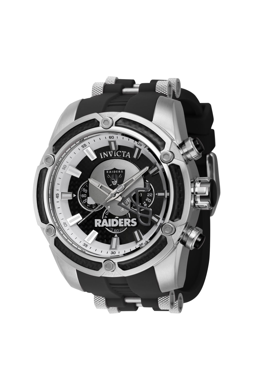 Invicta NFL Las Vegas Raiders Chronograph Black Dial Men's Watch 36176