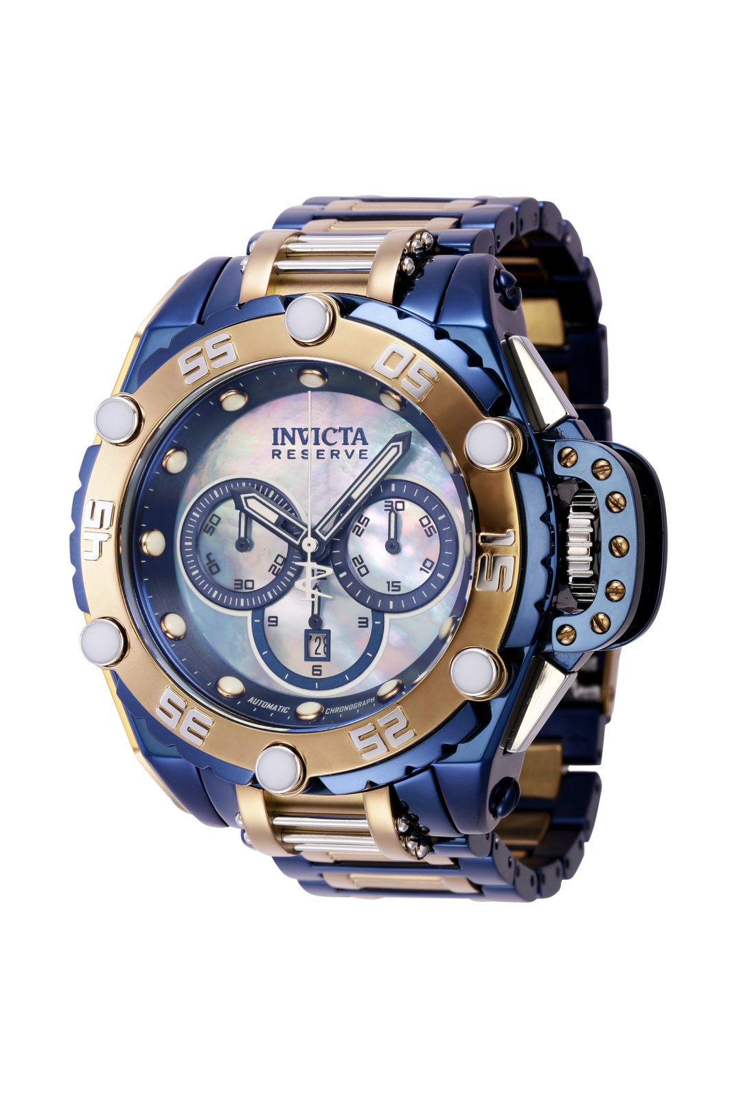 Invicta Men's Automatic Watch - Flying Fox Dark Blue, Black, Silver Br