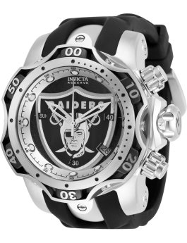 Invicta NFL - Las Vegas Raiders 33083 Men's Quartz Watch - 52mm