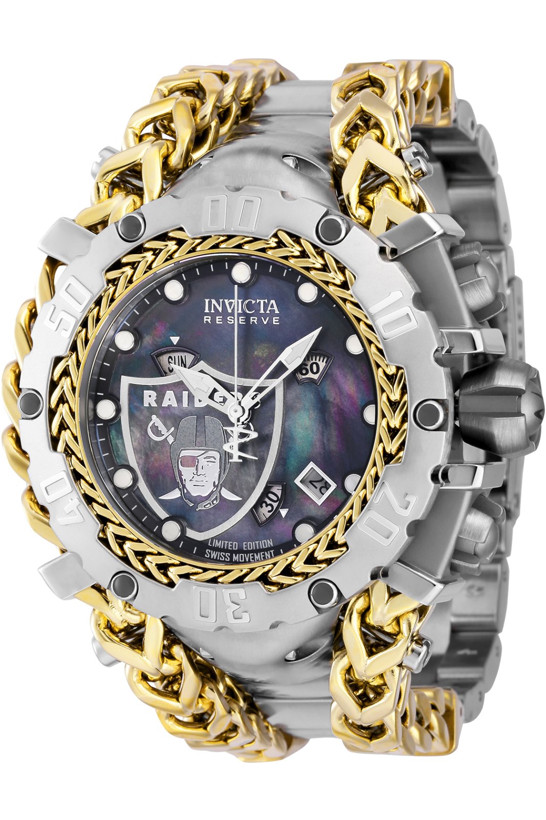 New Invicta NFL Las Vegas Raiders Men's Watch - 51mm, Steel