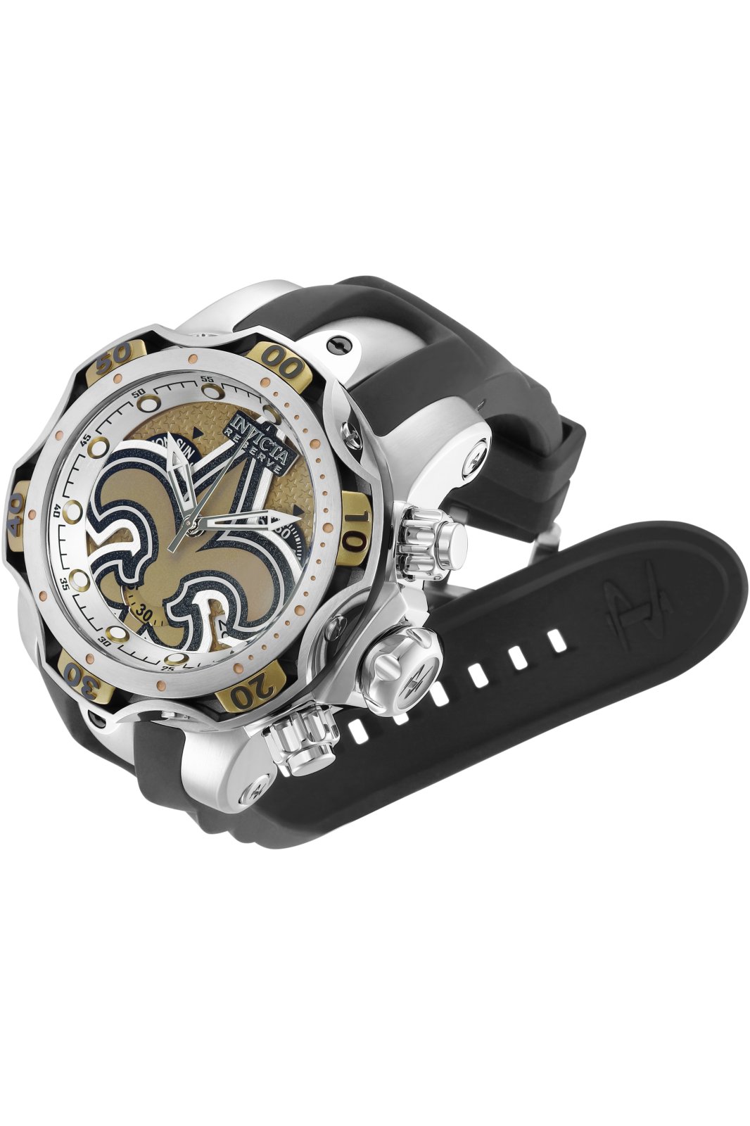 Band for Invicta NFL 33025 New Orleans Saints - Invicta Watch Bands