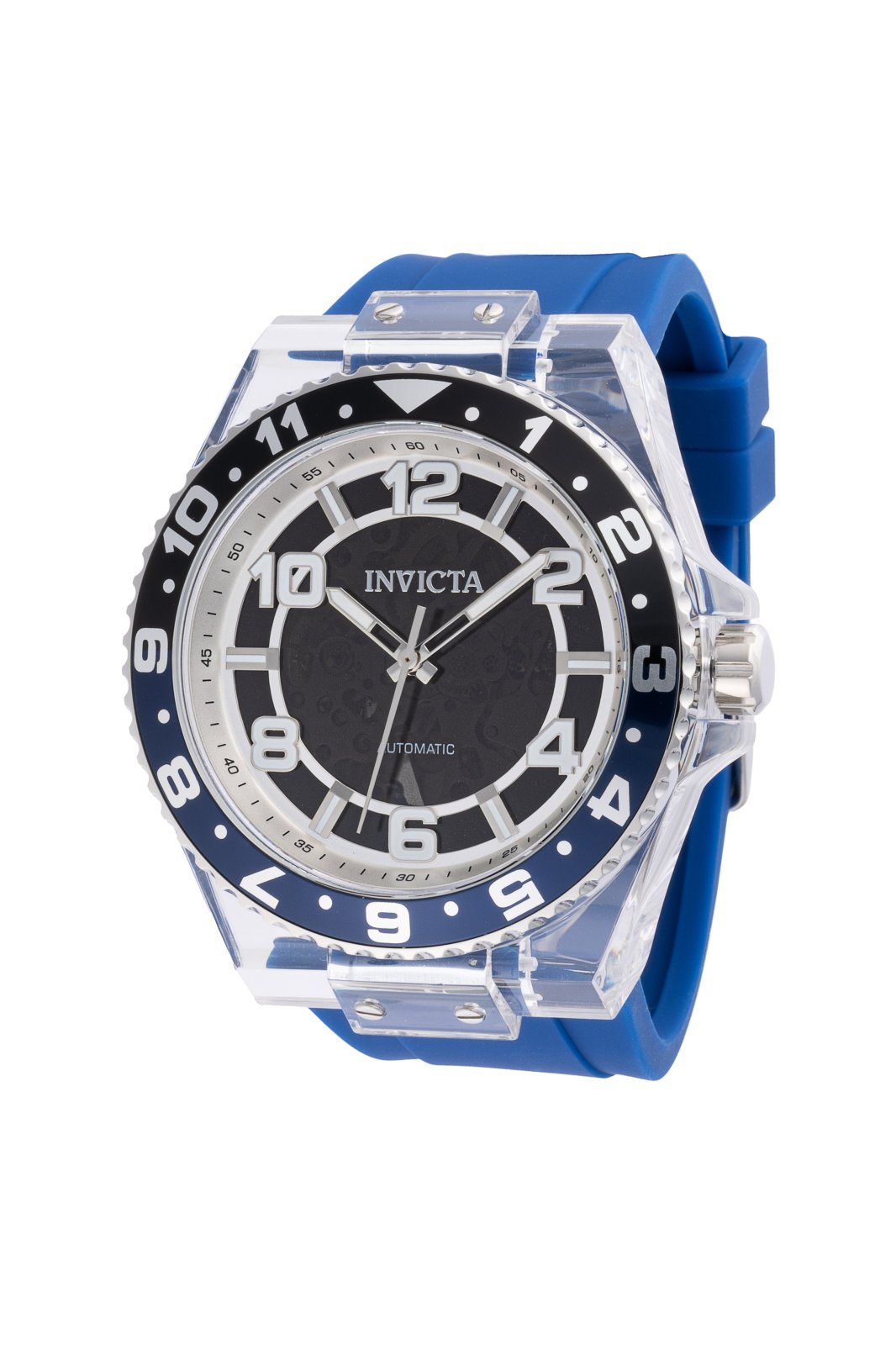 Invicta Speedway Automatic Dial Watch top in Black/Stainless Steel