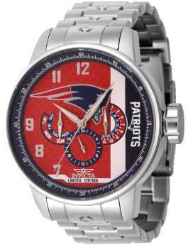 Invicta Nfl Buffalo Bills Quartz Silver Dial Watch in Blue for Men