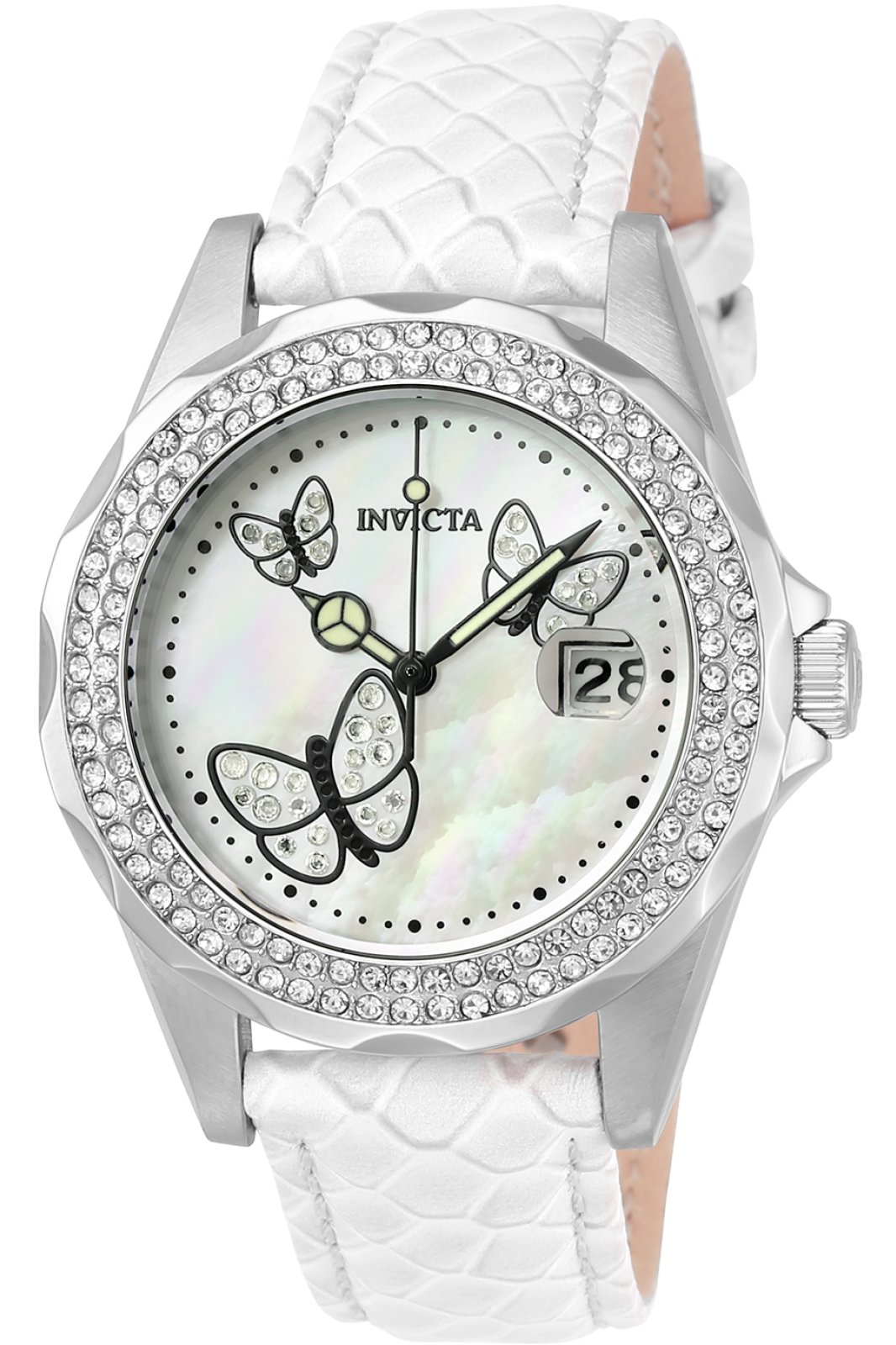 Invicta angel watch online leather band