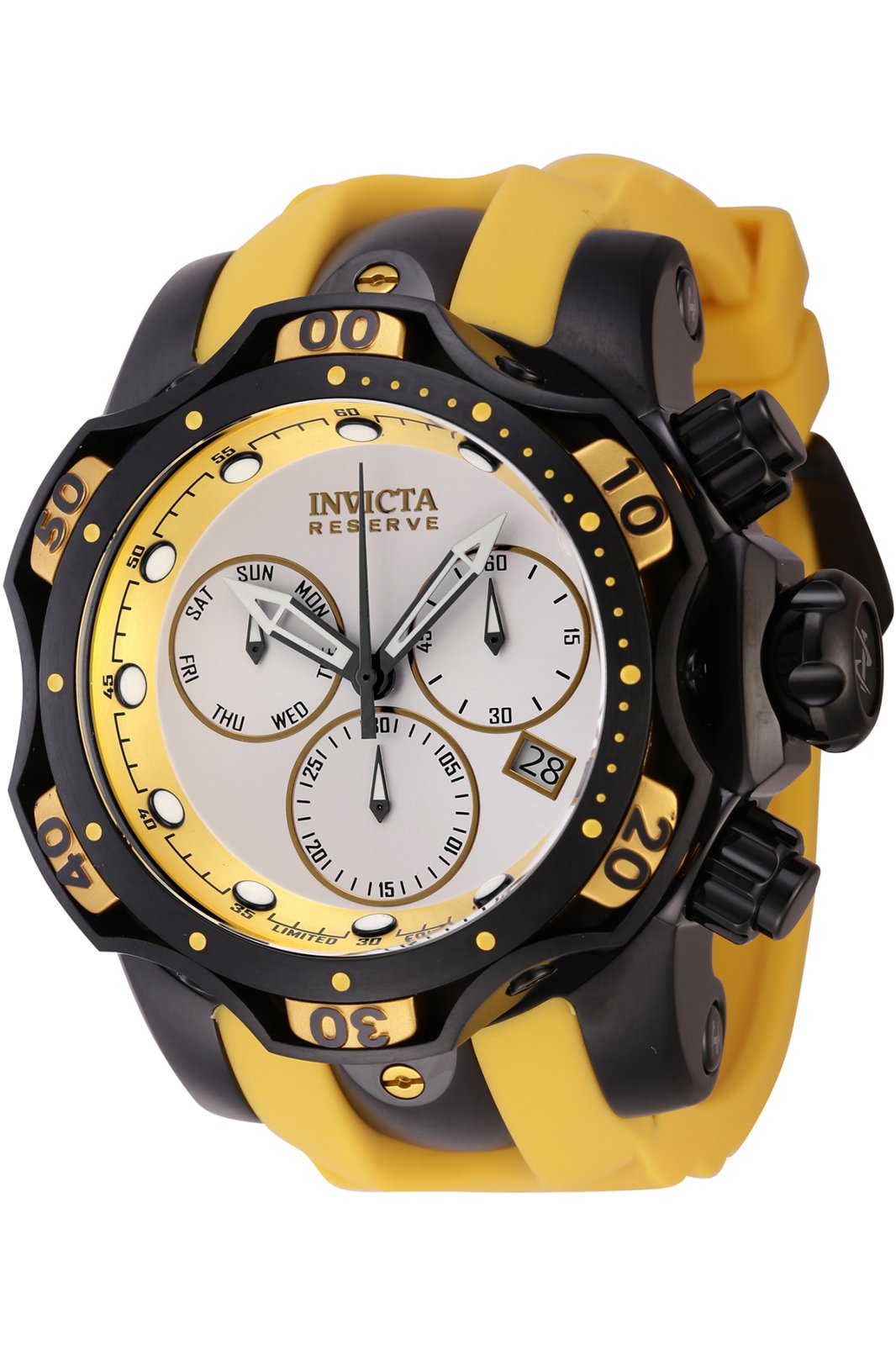 Invicta Reserve Venom 46185 Reloj para Hombre Cuarzo 52mm