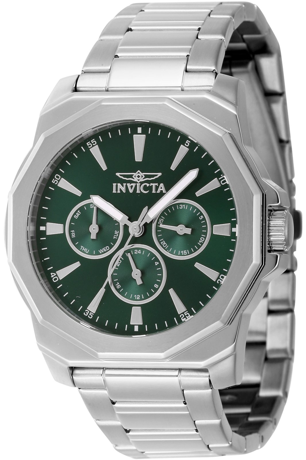 Stainless steel invicta sales mens watches