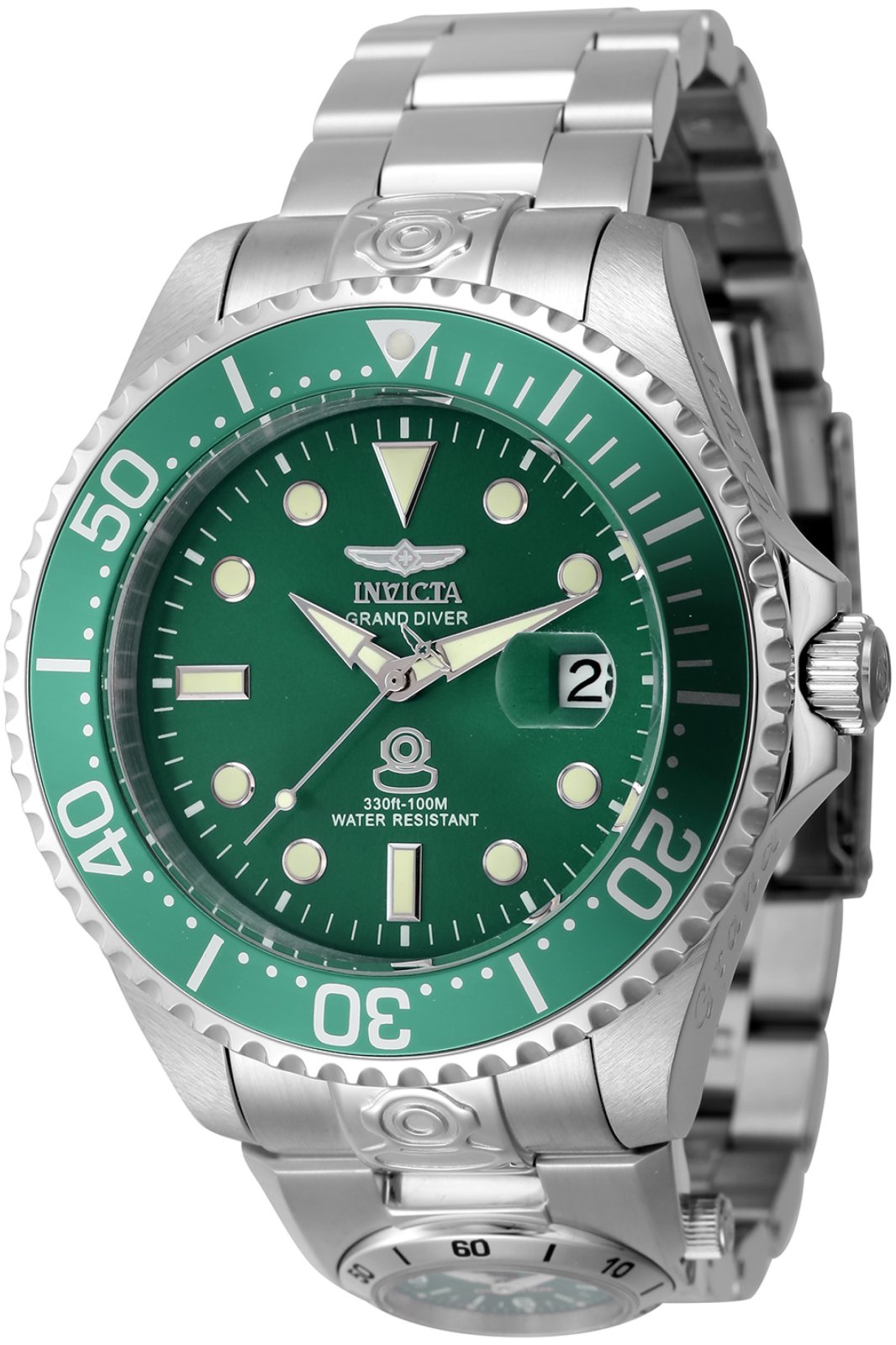 Invicta grand hotsell diver green