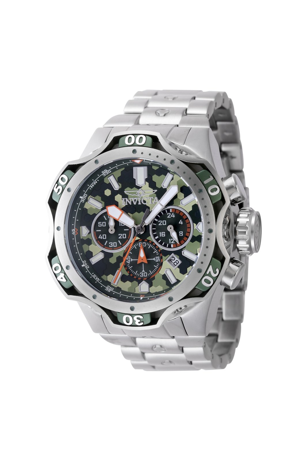 Invicta Venom Quartz Dial store Watch in Black/Stainless Steel