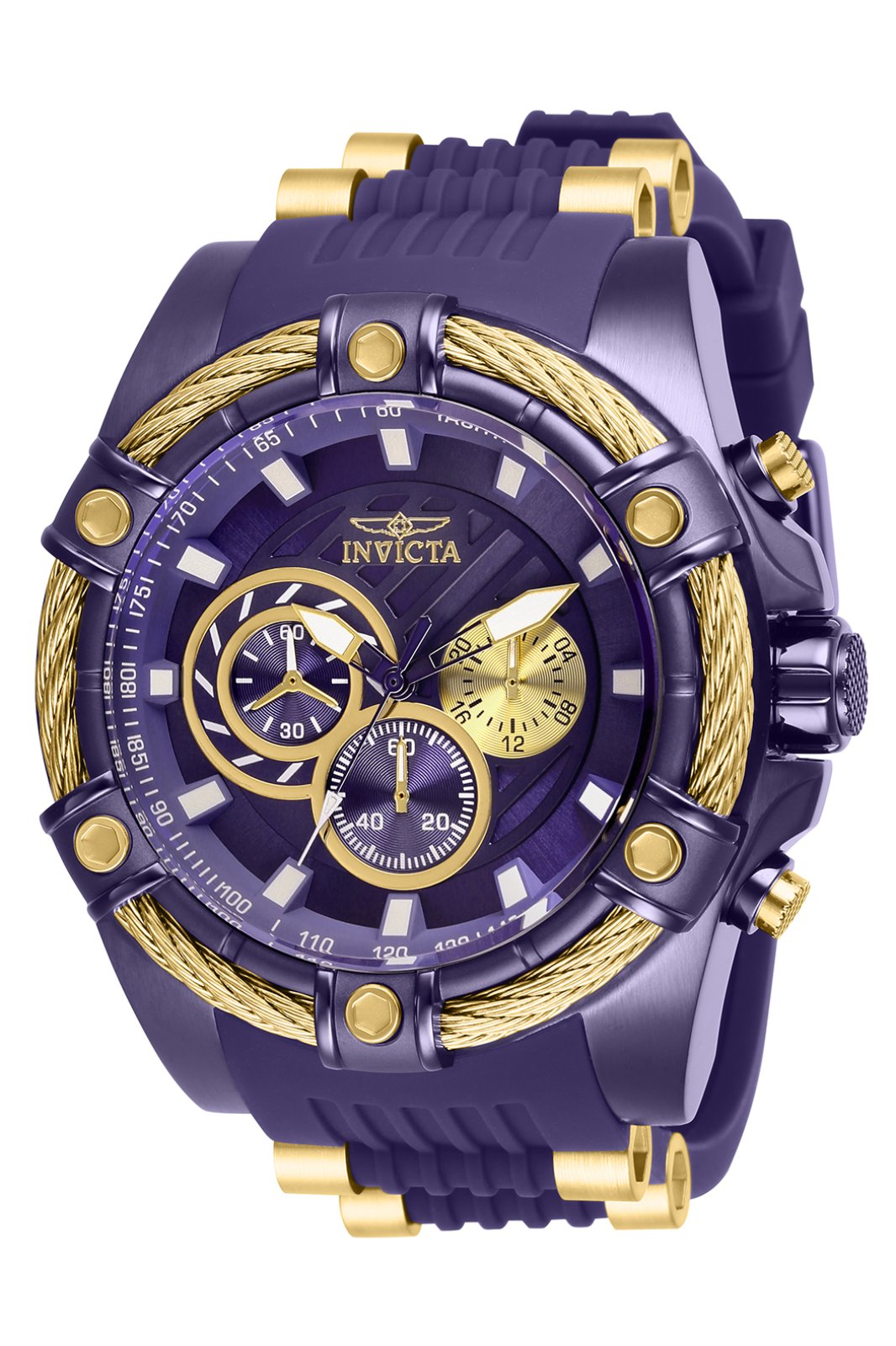 Invicta Bolt chronograph Men's hot Quartz Watch 52mm