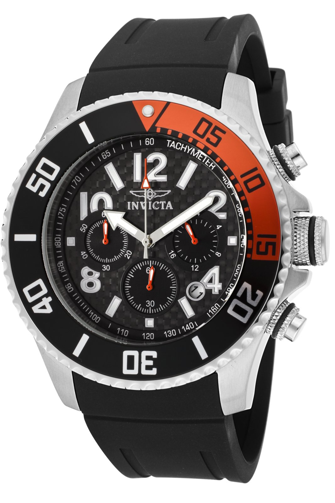 Invicta deals tachymeter black