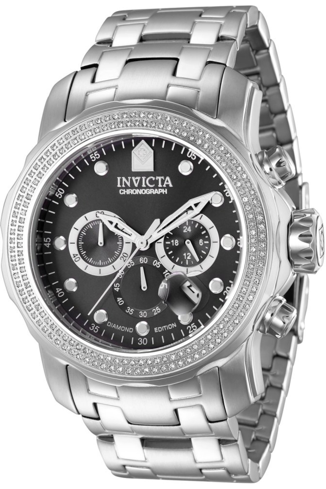 Invicta - Invicta Pro Diver 37986 Relógio de Homem Quartzo  - 48mm - Com 180 diamantes